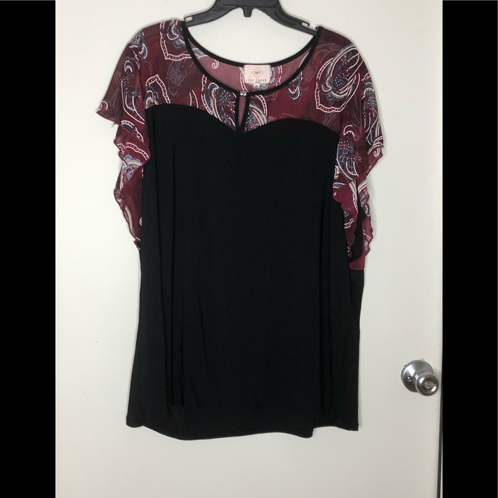 727 Trend 727 T Paisley Puff Top Size Is 3x 727 Trend 727 T Paisley Puff Top Size Is 3x
